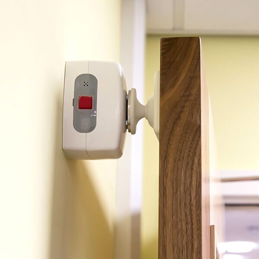 Geofire Agrippa holding a fire door in a care home open legally