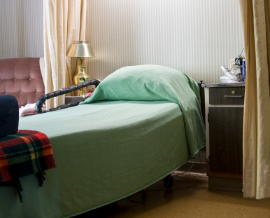 Specialist bed found in a care home