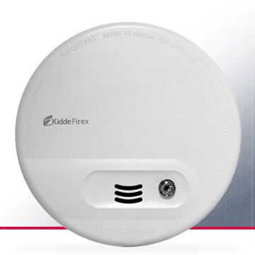 Image of the Mains Powered Ionisation Smoke Alarm with Back-up Battery - Kidde Firex KF10