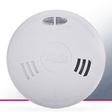 Image of the Mains Powered Ionisation Smoke Alarm with Back-up Battery - Kidde Slick 1SFW