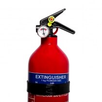 Powder extinguishers provide rapid fire knock down