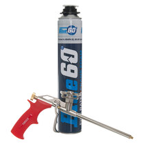 Blue 60 Fire Rated Frame Foam with Optional Applicator Gun