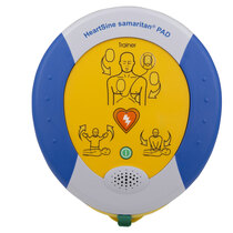 Mirrors the actual HeartSine 350P defibrillator