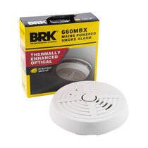 Mains Powered Optical Smoke Alarm - BRK 660MBX