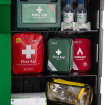 Designed for storing first aid kit equipment and accessories