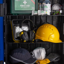 Designed for storing personal protective equipment (PPE)