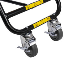 Upgraded kickstand with re-positioned wheels, distributes weight more evenly