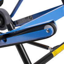 Specially designed friction belts ensure the chair does not slip or accelerate too quickly