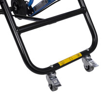 Upgraded kickstand with re-positioned wheels, distributes weight more evenly