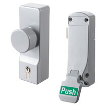 Exidor 297 Push Pad with Knob Operated Outside Access Device