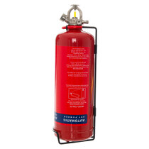 Extinguisher can be mounted at any angle 30° left or right of vertical