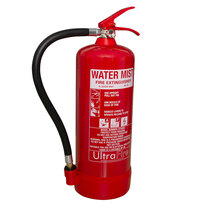 Can be used on class A, B, C, and F type fires and live electrical equipment