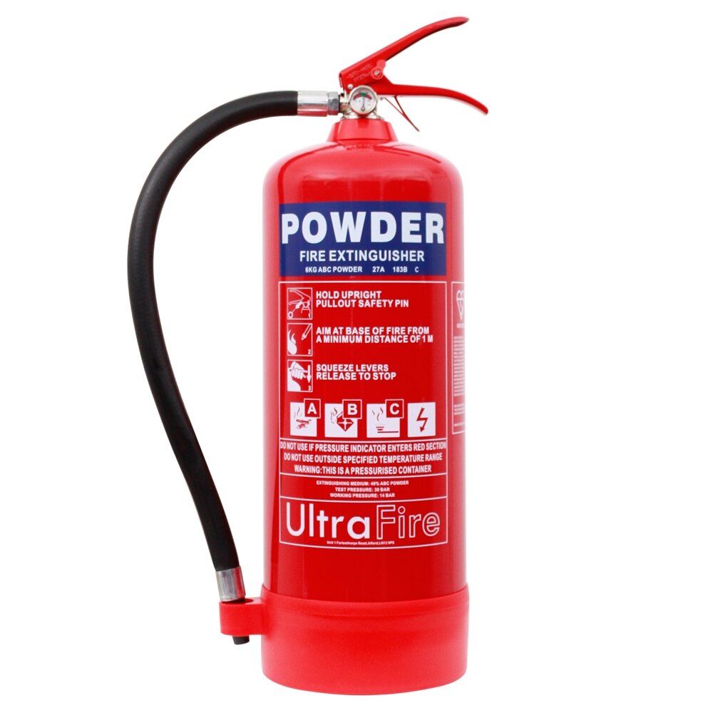 6kg Powder Fire Extinguisher - Ultrafire