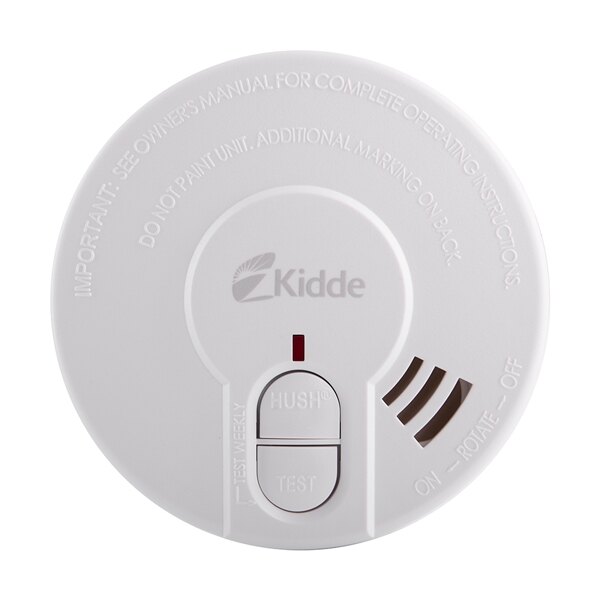 9V Optical Smoke Alarm with Test and Hush Button - Kidde 29HD