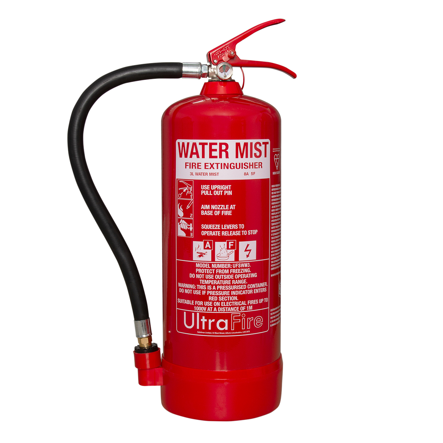 Image of the 3ltr Water Mist Fire Extinguisher - UltraFire