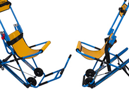 Emergency evacuation chairs and accessories from UK Manufacturer Evac+Chair Evacuation chairs for evacuation of those with mobility difficulties